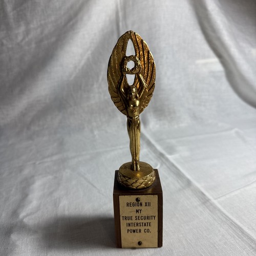 Vintage winged victory trophy - winged,
